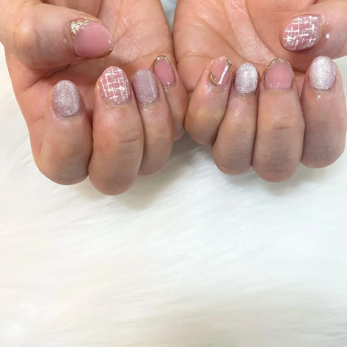 ネイル ツイードネイル Nail Salon Gummi.のネイルデザイン