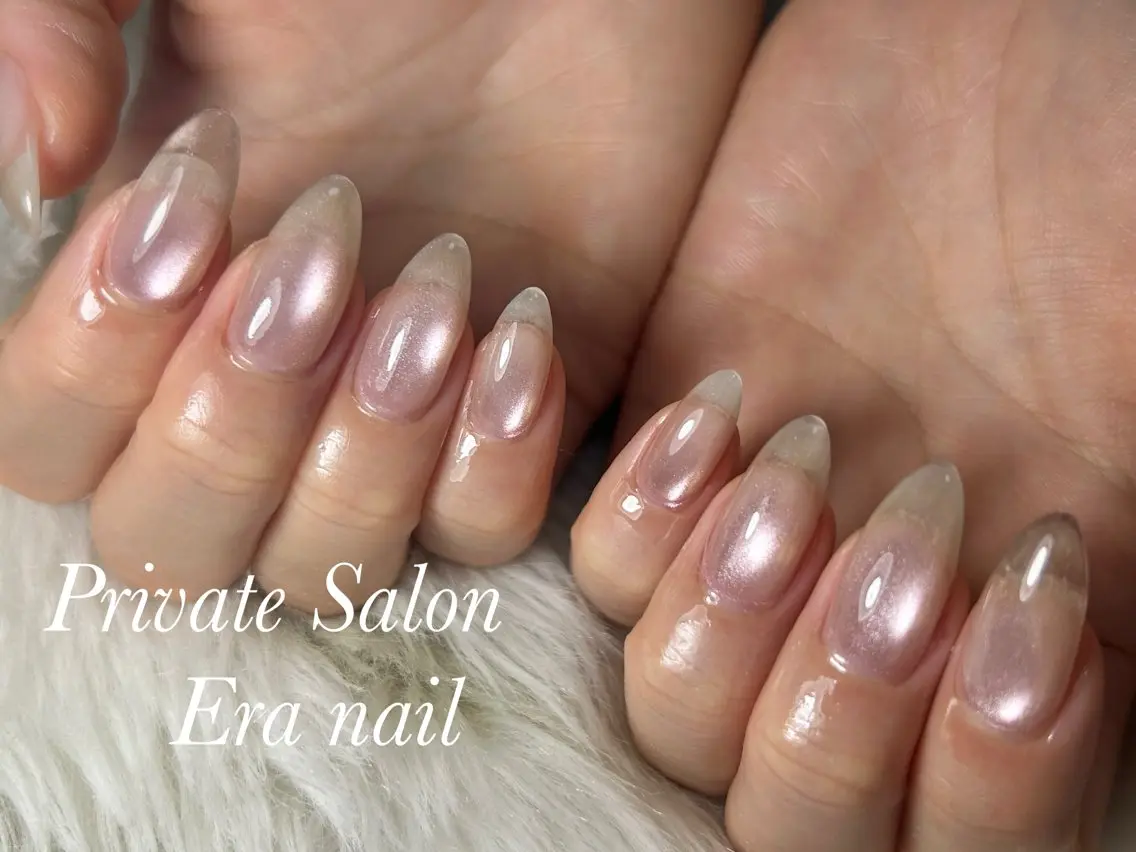 ネイル マグネットネイル マグネットワンカラー ワンカラーネイル ハンドネイル Era nailのネイルデザイン