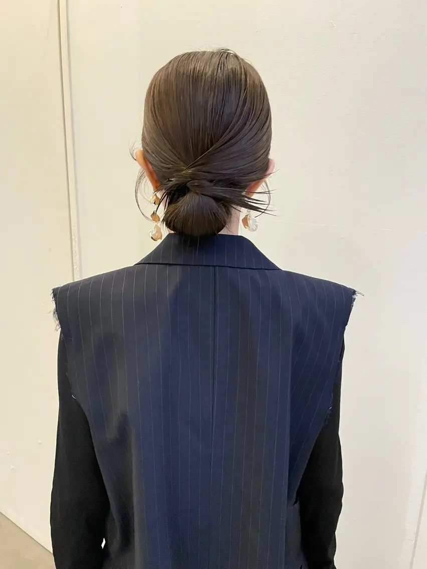 ミディアム ヘアアレンジ 谷川 未来のヘアスタイル