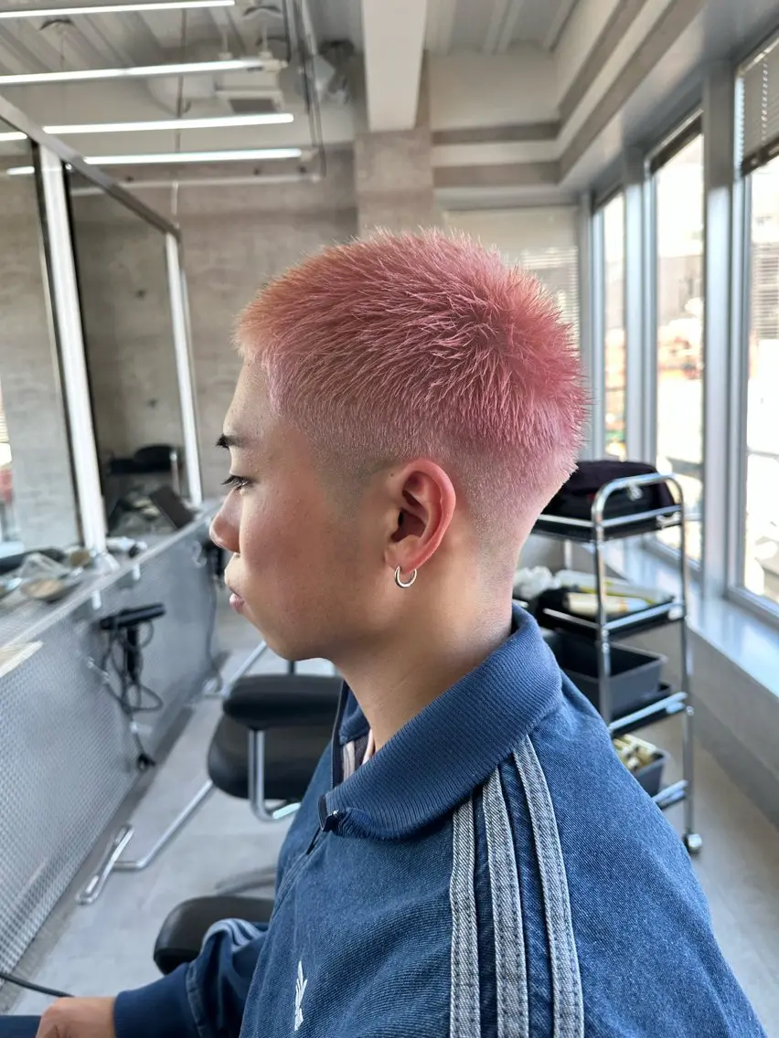ショート カラー メンズ カット ヘアカラー 💈メンズ/パーマ 💈中目黒/谷のヘアスタイル