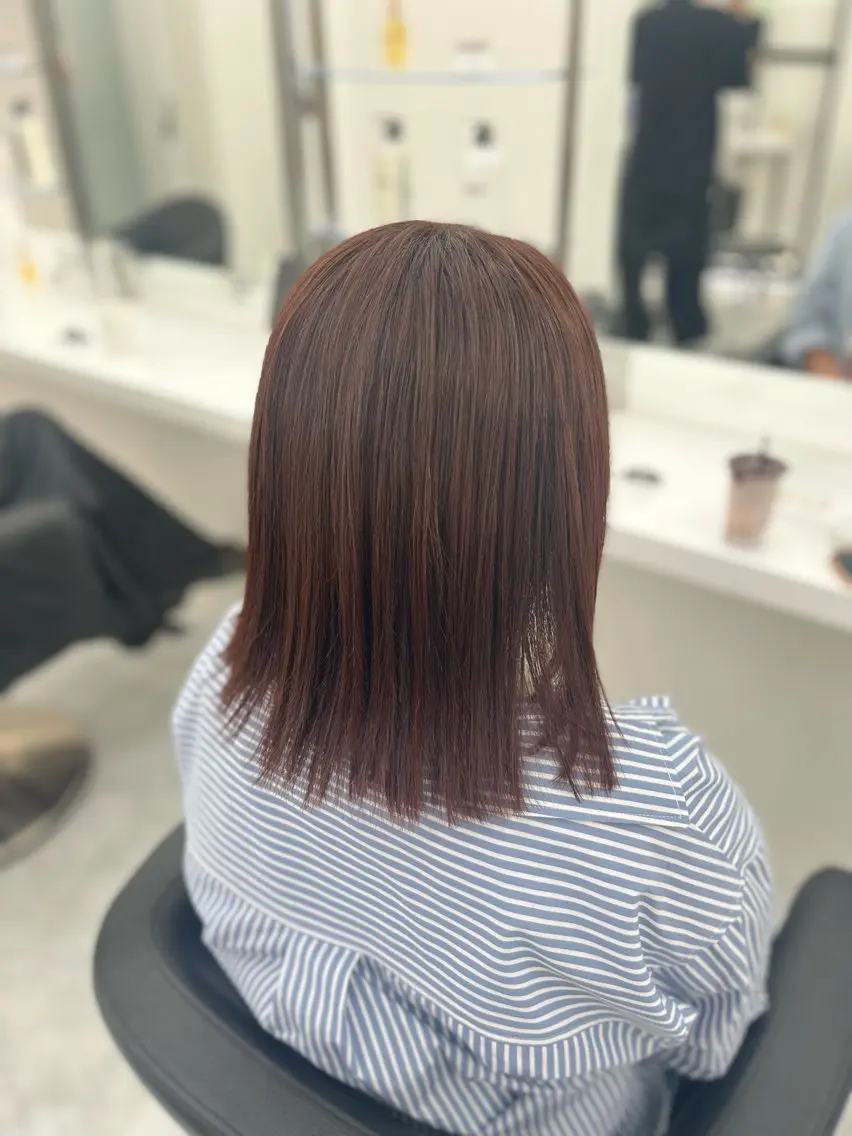 ミディアム カラー Zina熊本🫧 Kurehaのヘアスタイル