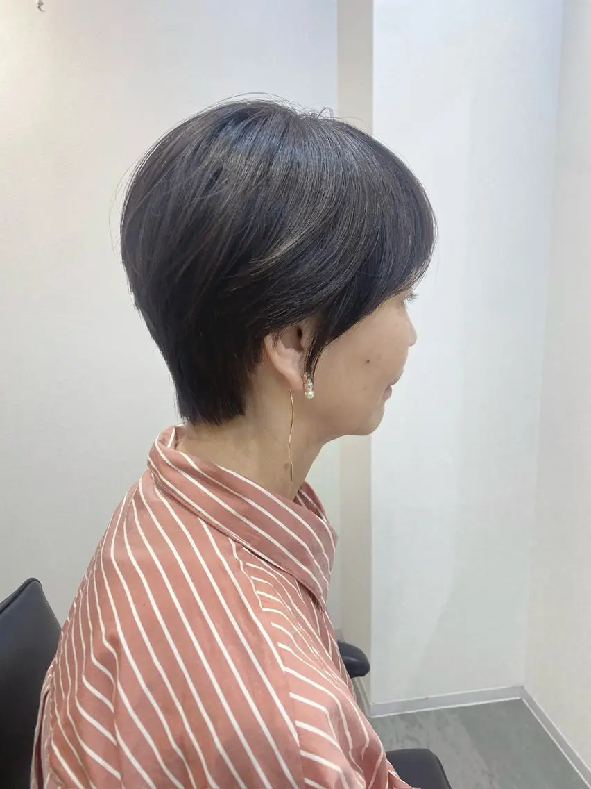 ショート カラー ショートヘア カット ヘアカラー トリートメント conne& ririのヘアスタイル