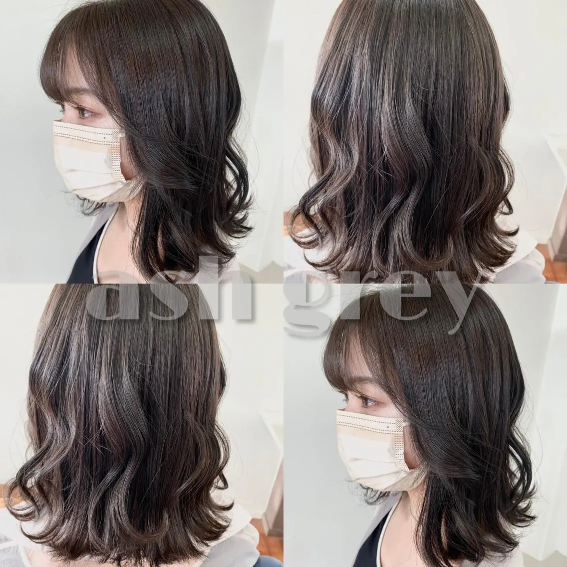カラー 小澤 志穂のヘアスタイル