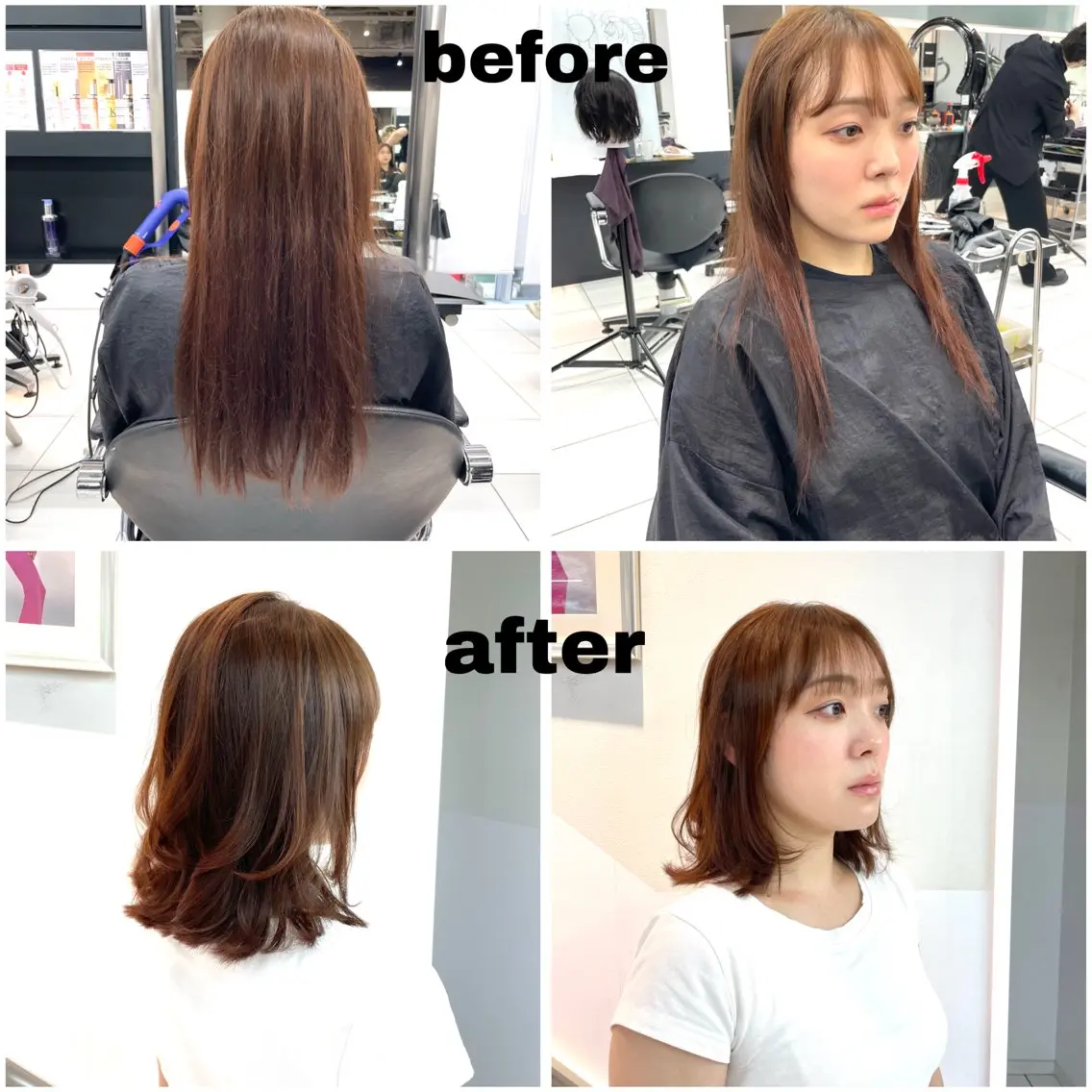 ミディアム ミディアムレイヤー レイヤーカット 海外ヘア / Juanのヘアスタイル
