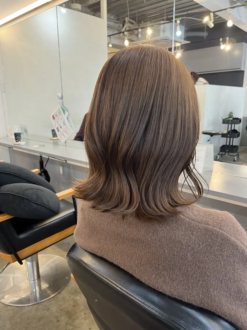 ミディアム カラー カット ヘアカラー トリートメント 🌛ダブルカラー 🌜SAYAKAのヘアスタイル