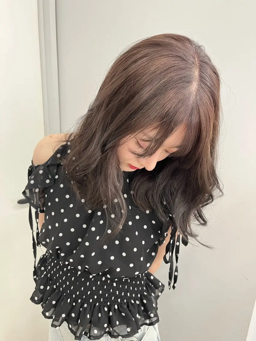 カラー ヘアカラー koikiナチュラル オリーブカラー🦙のヘアスタイル