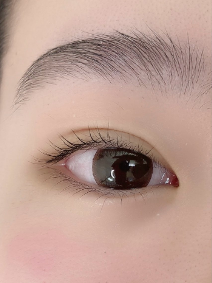 下まつげパーマの写真