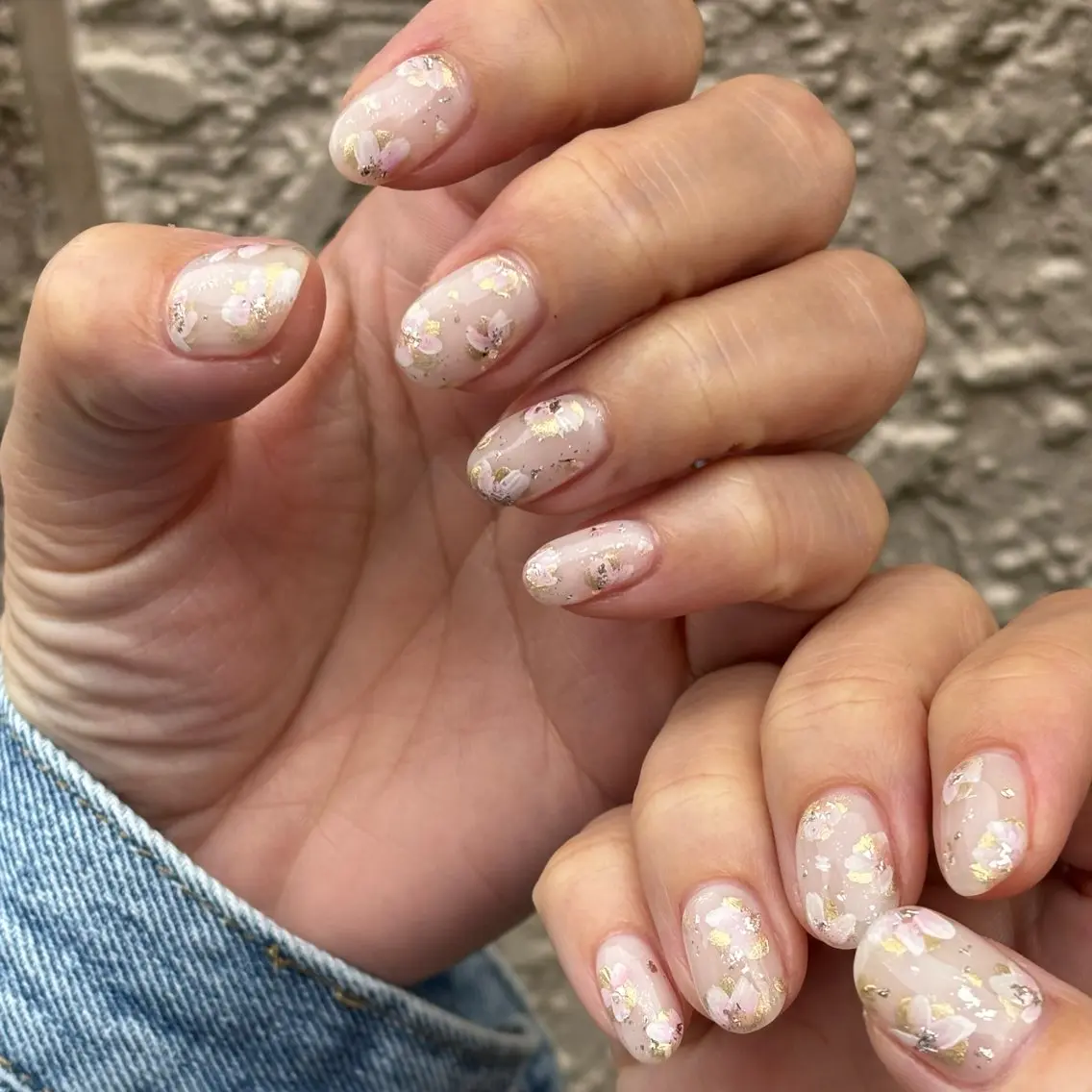 ネイル アートネイル 桜ネイル ハンドネイル nails 🎀meのネイルデザイン