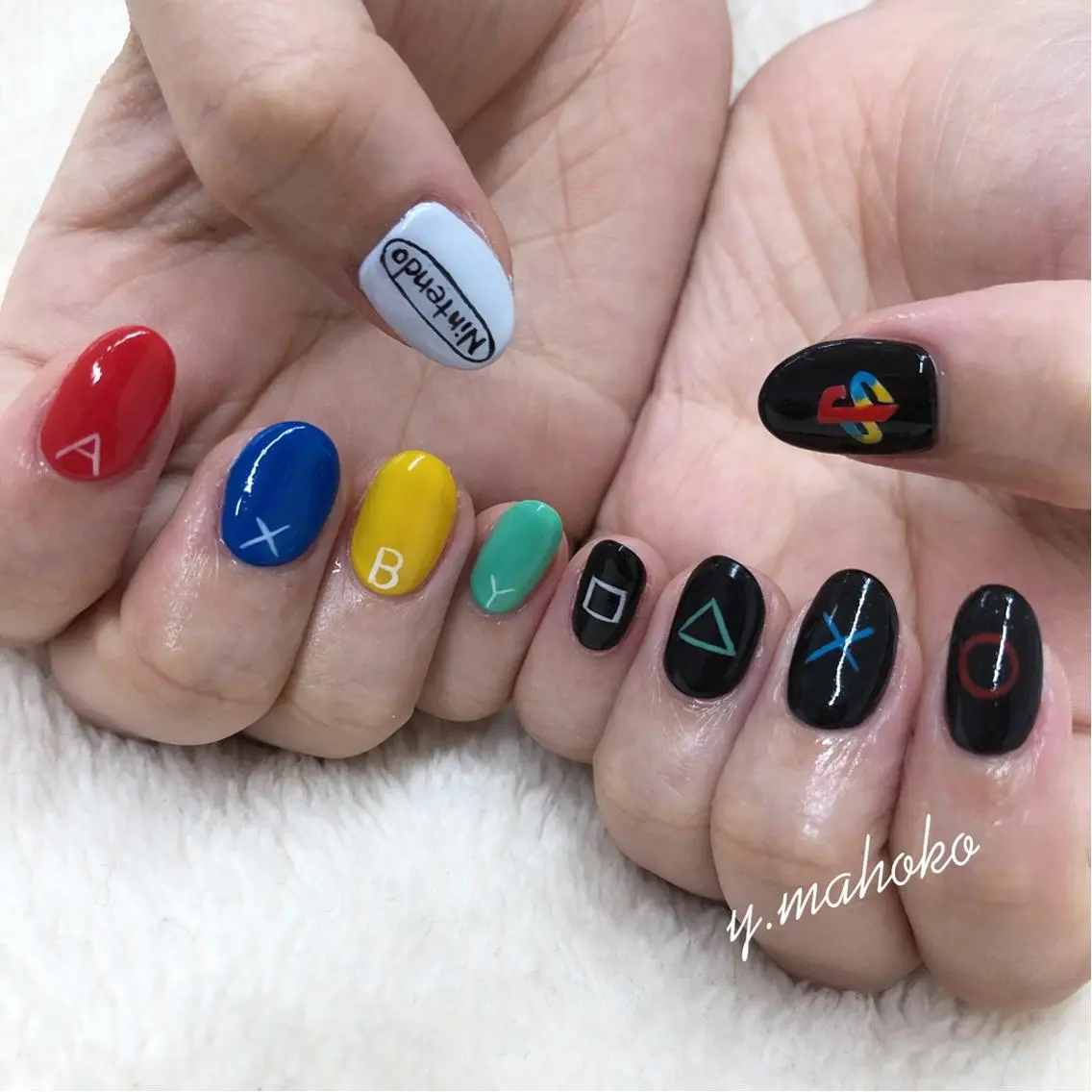 ネイル ハンドネイル パラジェル有/ 長さだし/mahoのネイルデザイン