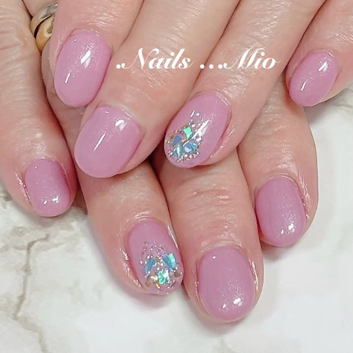 ネイル アートネイル ジェルネイル ワンカラーネイル .Nails Mio 赤羽西ネイルサロンのネイルデザイン