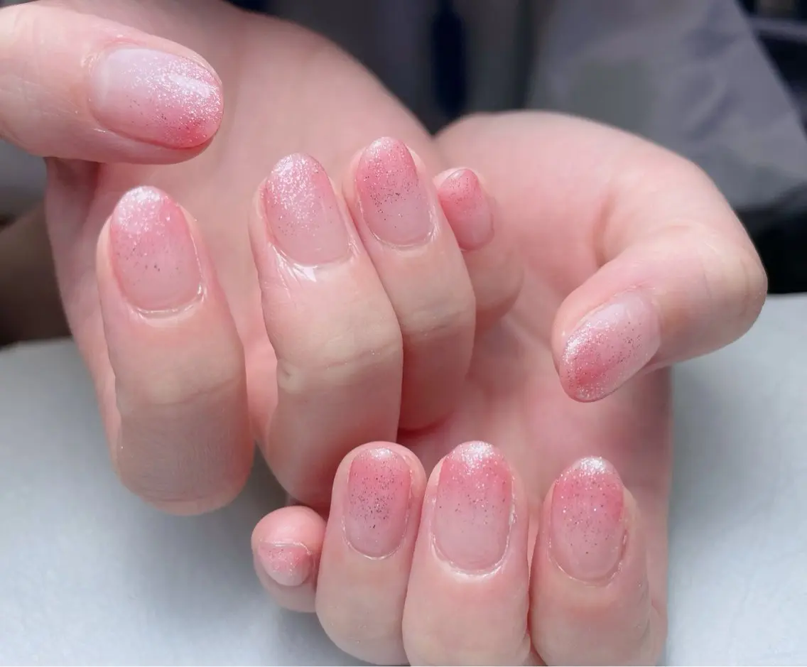 ネイル アートネイル 長さ出し フレンチネイル ジェルネイル ガーリー 中野駅から2分 MEO NAILのネイルデザイン