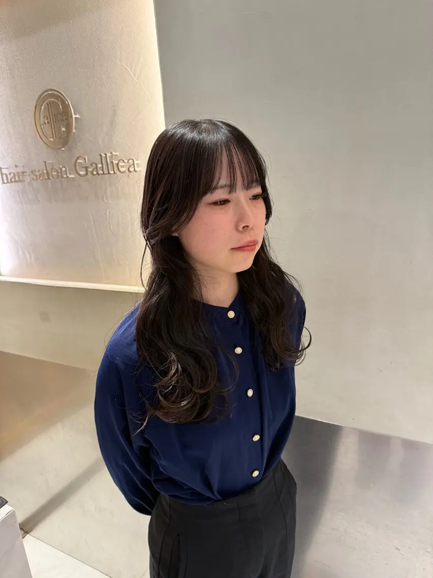 ロング カラー ヘアアレンジ カット トリートメント ヘッドスパ 艶髪/ボブモデル 募集🫧terukaのヘアスタイル