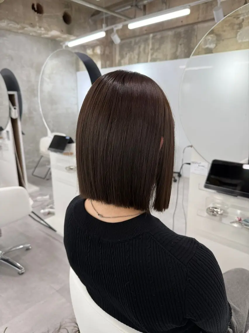 ミディアム カラー yuuna ✮ door whiteのヘアスタイル