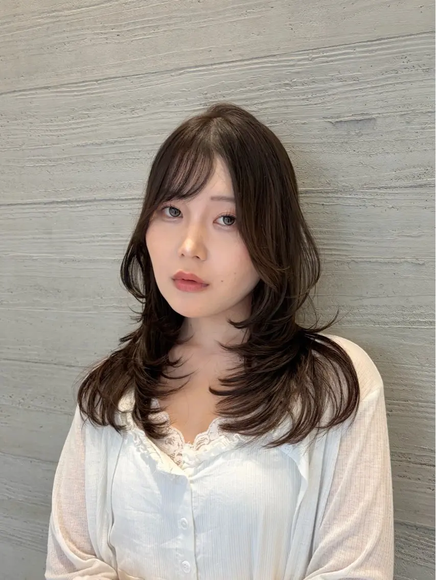 【似合わせカット+透明感カラー🌿】　　　ナチュラルで抜け感あるスタイルに！の写真