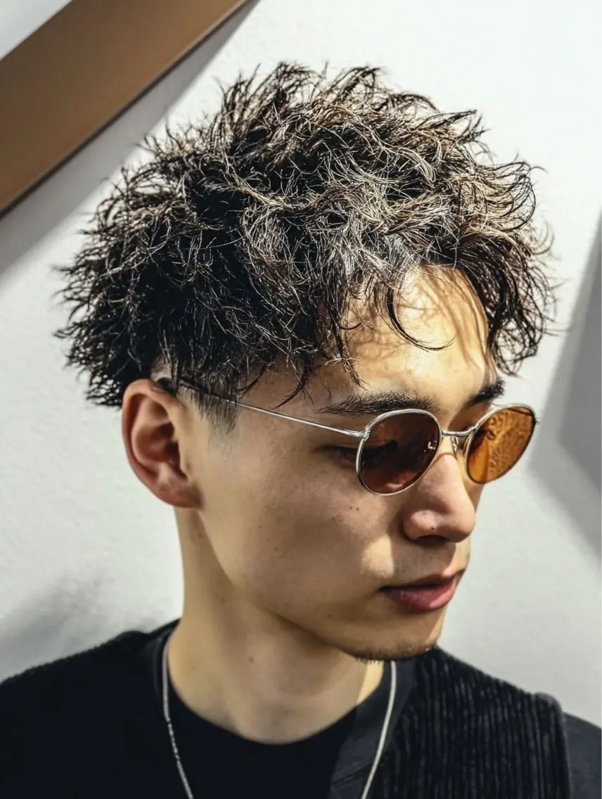 ショート パーマ メンズ ✨メンズ特化 中村祐輔のヘアスタイル