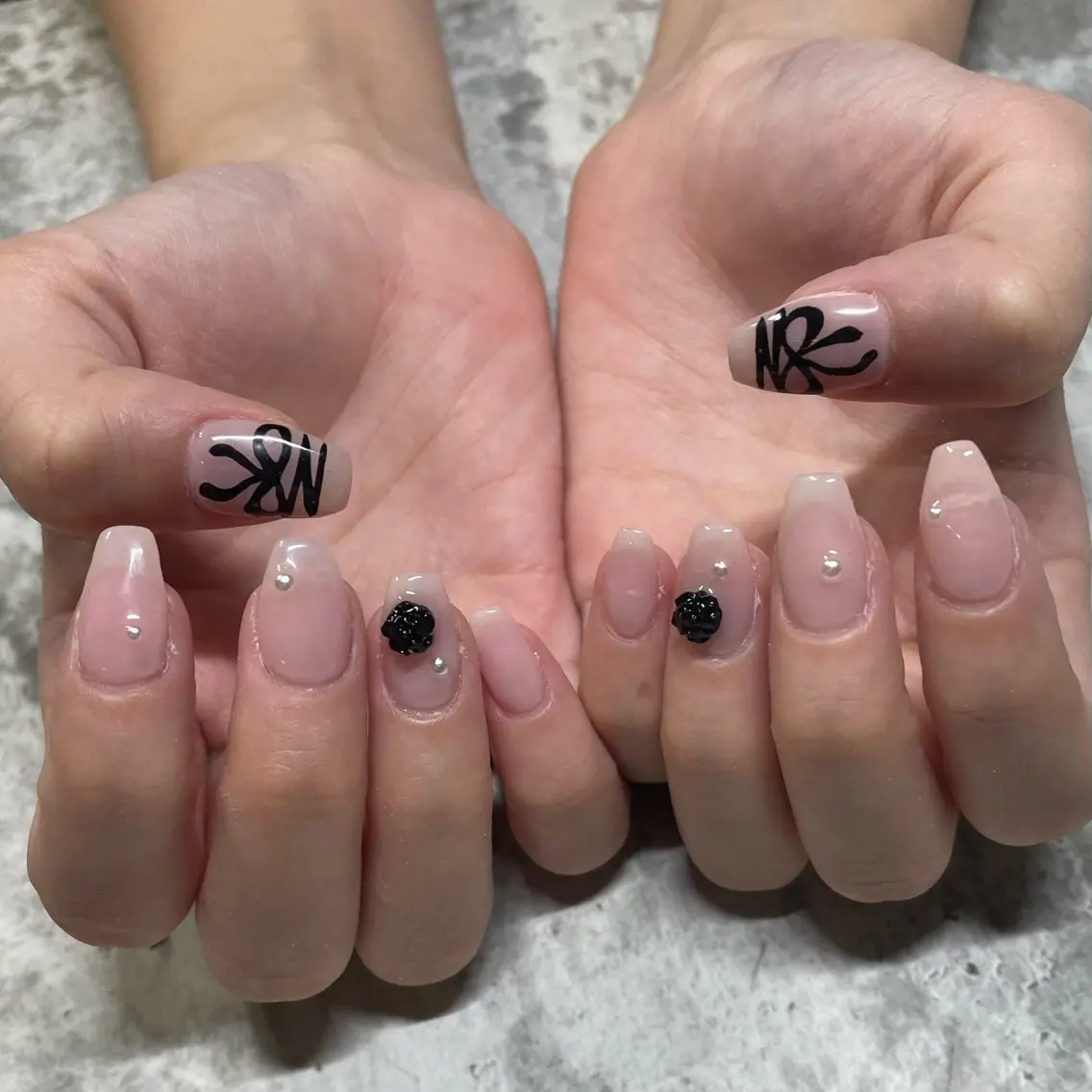 ネイル アートネイル 持ち込み ハンドネイル IROHA NAIL 横山佳那のネイルデザイン