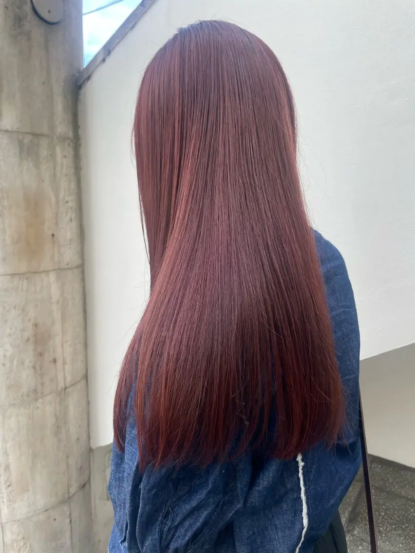 セミロング カラー ヘアアレンジ ヘアカラー トリートメント ヘッドスパ ヘアセット 美髪/透明感/レイヤ ーTATSUKI☘️のヘアスタイル