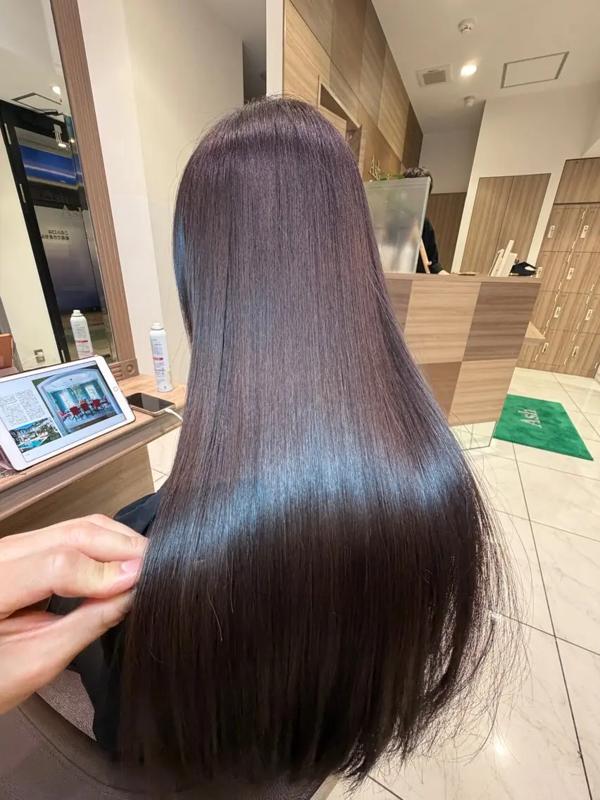 ロング カット トリートメント 縮毛矯正/髪質改善 ⭐️レイヤーの達人悟のヘアスタイル