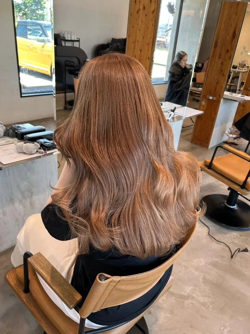 ロング カット ヘアカラー パーマ 縮毛矯正 トリートメント ヘッドスパ くろだ まみのヘアスタイル