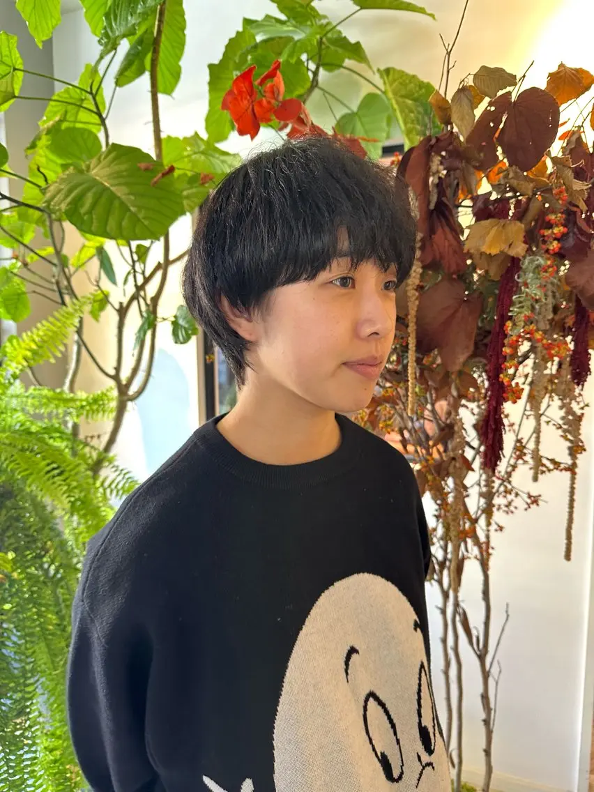 ショート カット ヘッドスパ なかの りなのヘアスタイル