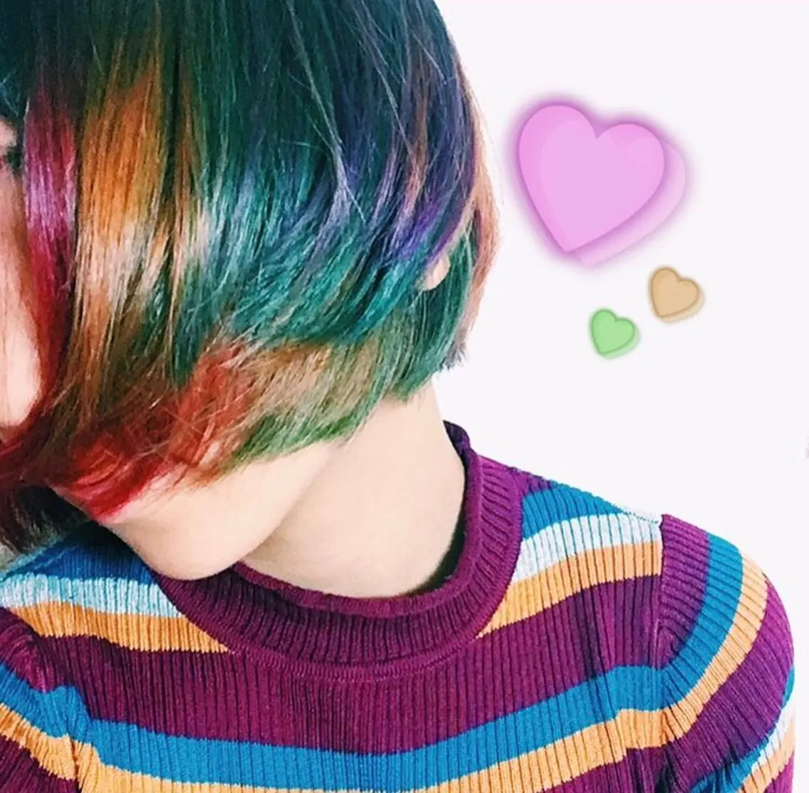 カラー ユニコーンカラー 新宿駅近♡個室 ♡関口三都季🌜のヘアスタイル