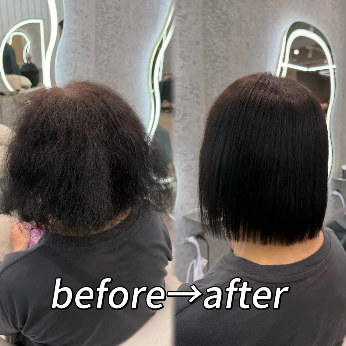 ミディアム カラー ヘアアレンジ アッシュ 黒髪 ブリーチ ブルーカラー ブルーブラック カット ヘアカラー 縮毛矯正 トリートメント ヘアセット 大宮縮毛矯正🩵 レイヤー 佐藤和のヘアスタイル