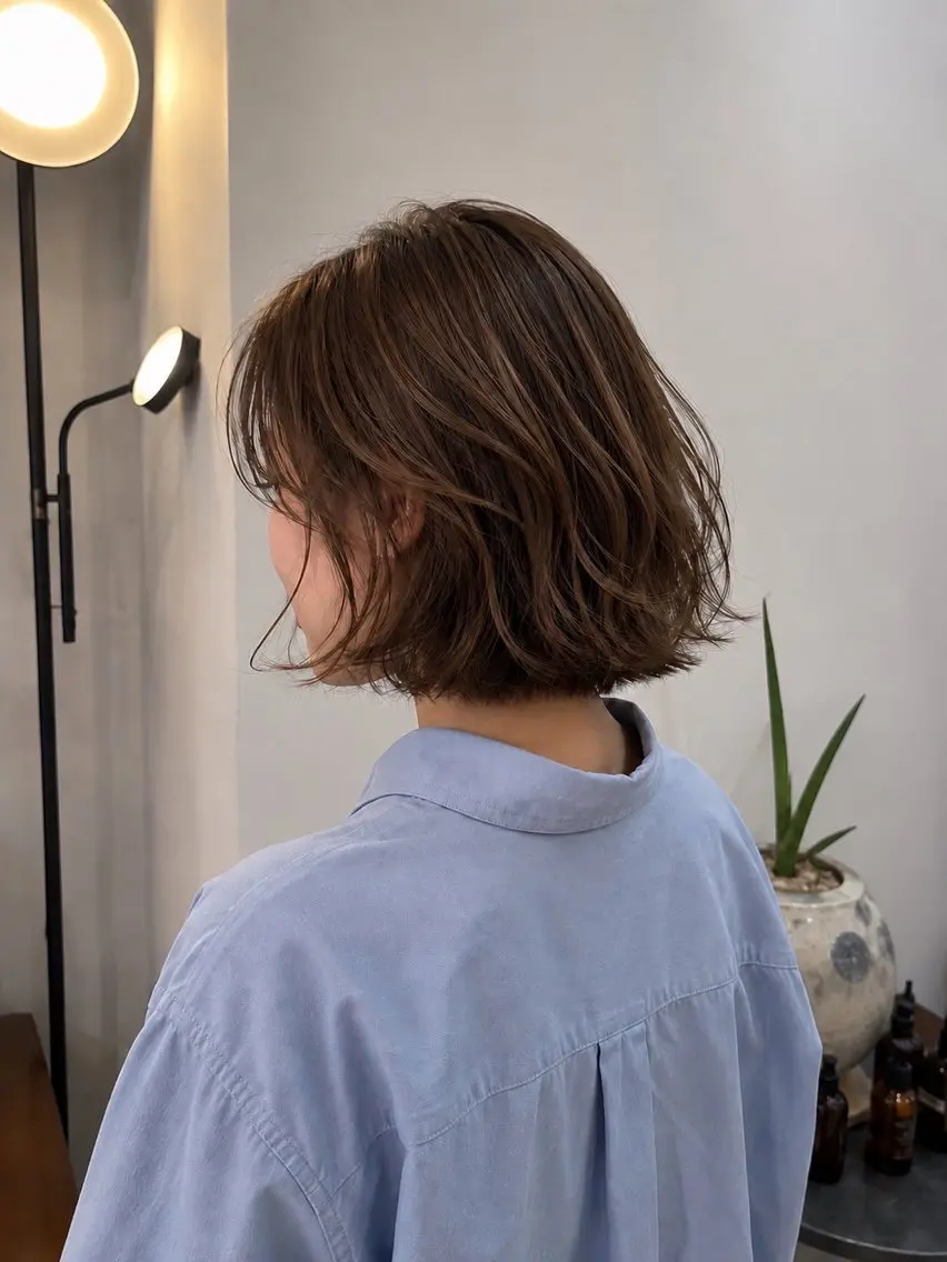ショート ボブ レイヤーカット s u z uのヘアスタイル