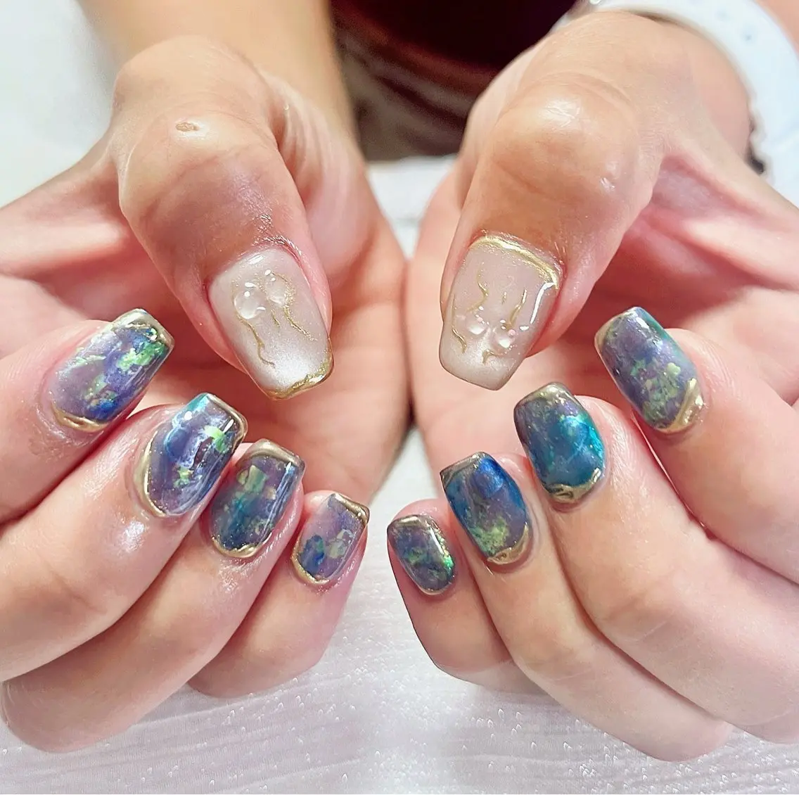 ネイル ハンドネイル nail poppo フィルイン推奨🕊️のネイルデザイン