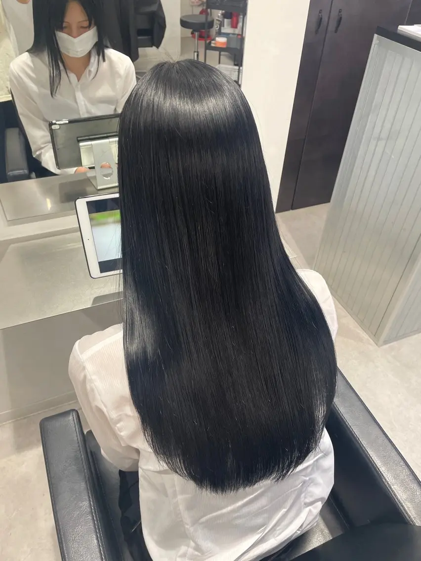 ロング ヘアカラー トリートメント MIHO☾·̩͙⋆ Kroのヘアスタイル