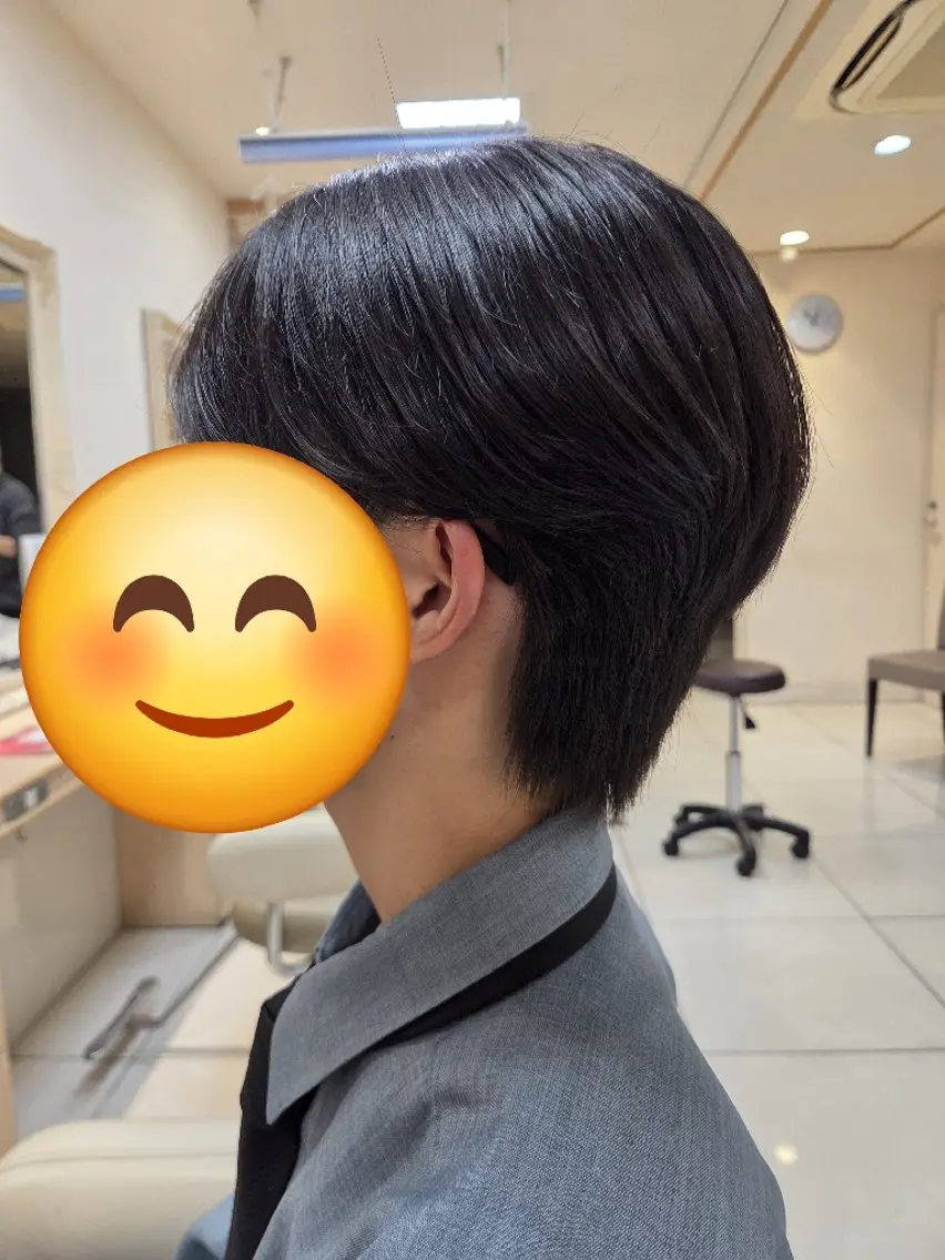 メンズ ショート センターパート メンズパーマ/矯正 /カット/樋口捷🔥のヘアスタイル