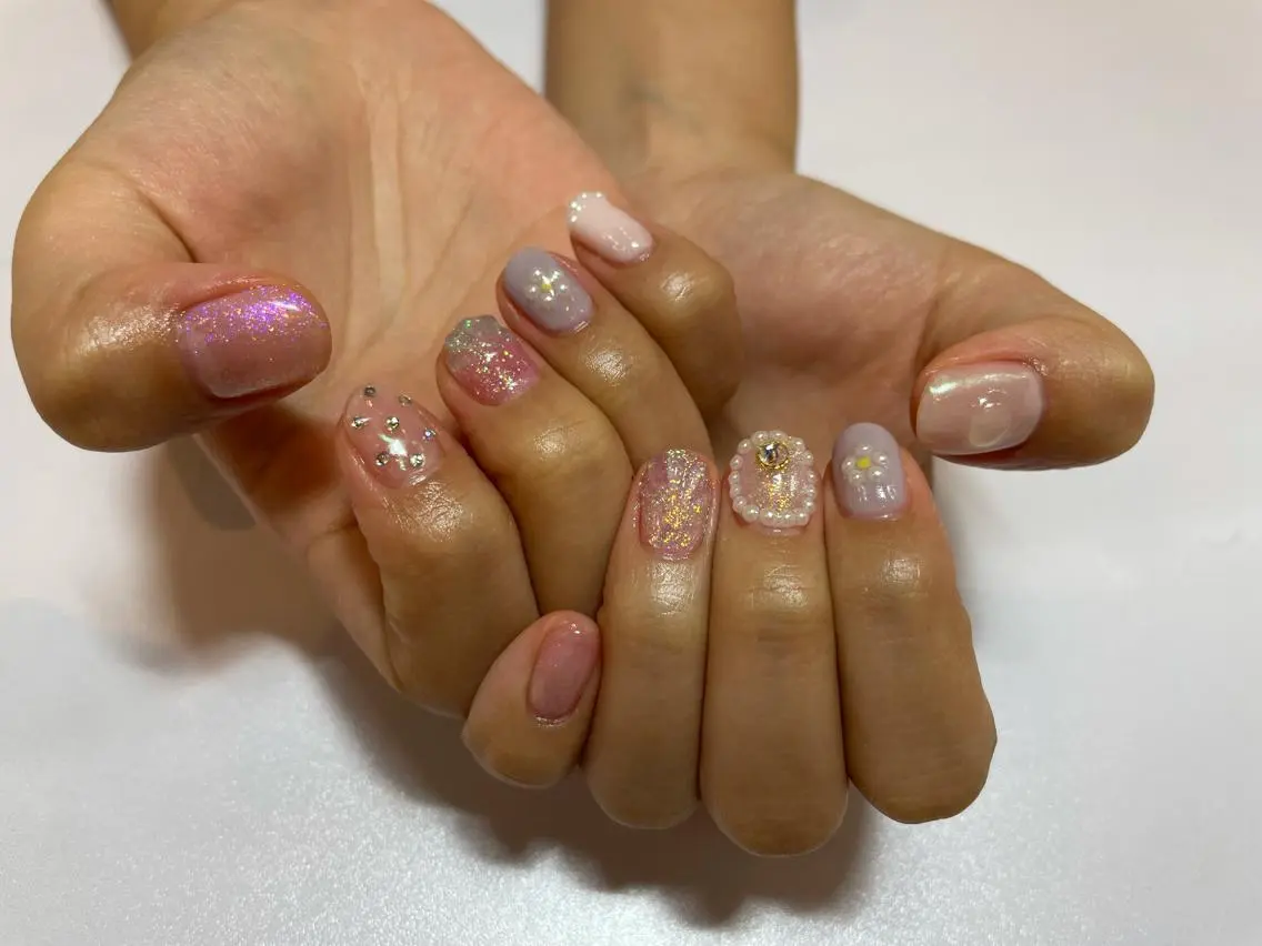 ネイル 持ち込み ハンドネイル MIUNail YUMIのネイルデザイン