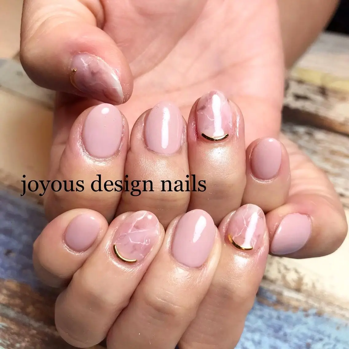 ネイル 大理石ネイル(マーブル) ハンドネイル jdn kayokoのネイルデザイン