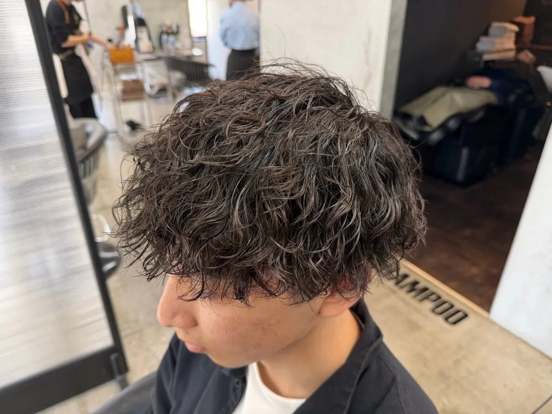 メンズ メンズパーマ メンズ指名多数 ✂︎松本明日翔のヘアスタイル
