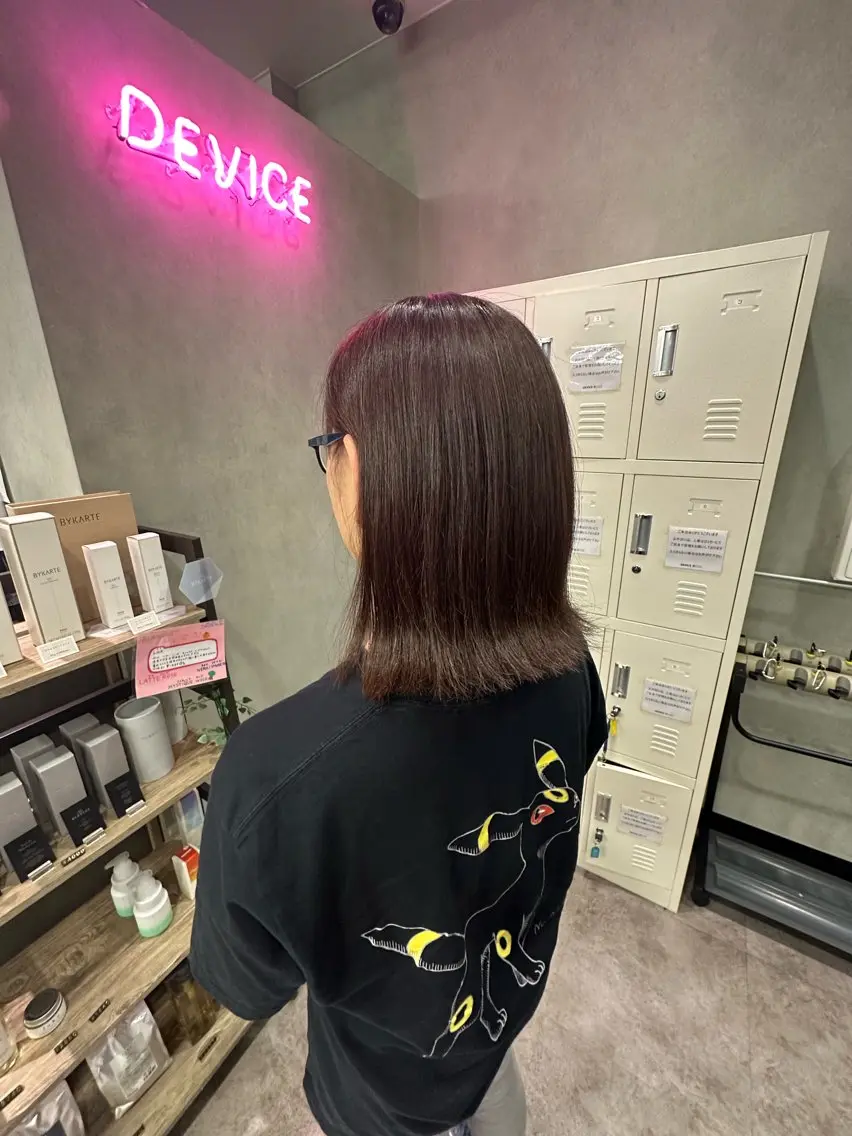 【🌟6月8日限定🌟】毛先カット+カラー+トリートメント🌷✨(⚠️胸下の長さの方限定⚠️)の写真