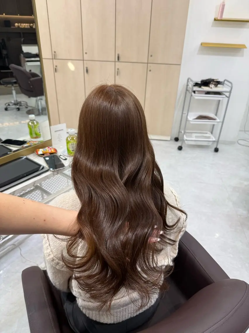 ロング カラー ヘアアレンジ カット ヘアカラー トリートメント ヘアセット 💗横浜美容室 💗HARUNAのヘアスタイル