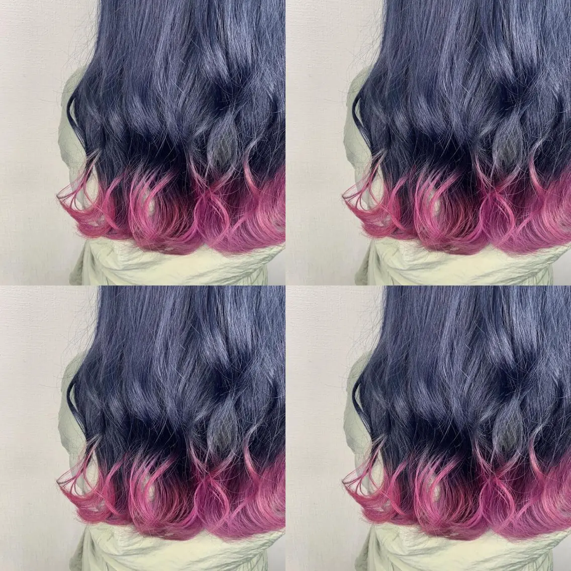 ロング パープルカラー ヘアカラー トリートメント 佐藤 香太のヘアスタイル