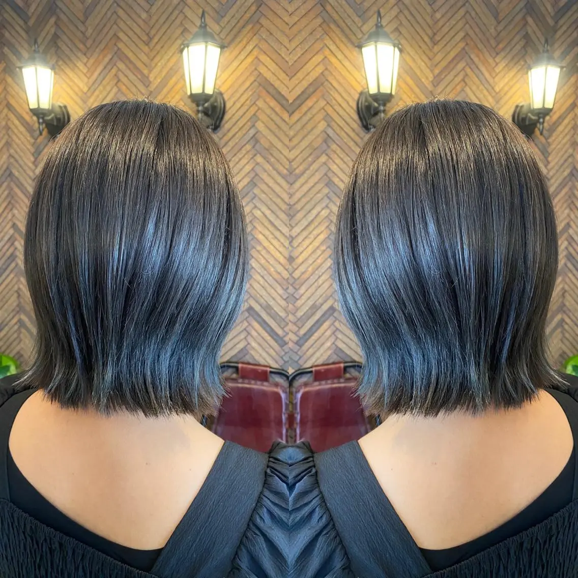 ミディアム カラー tocca 💜石田愛結💜のヘアスタイル