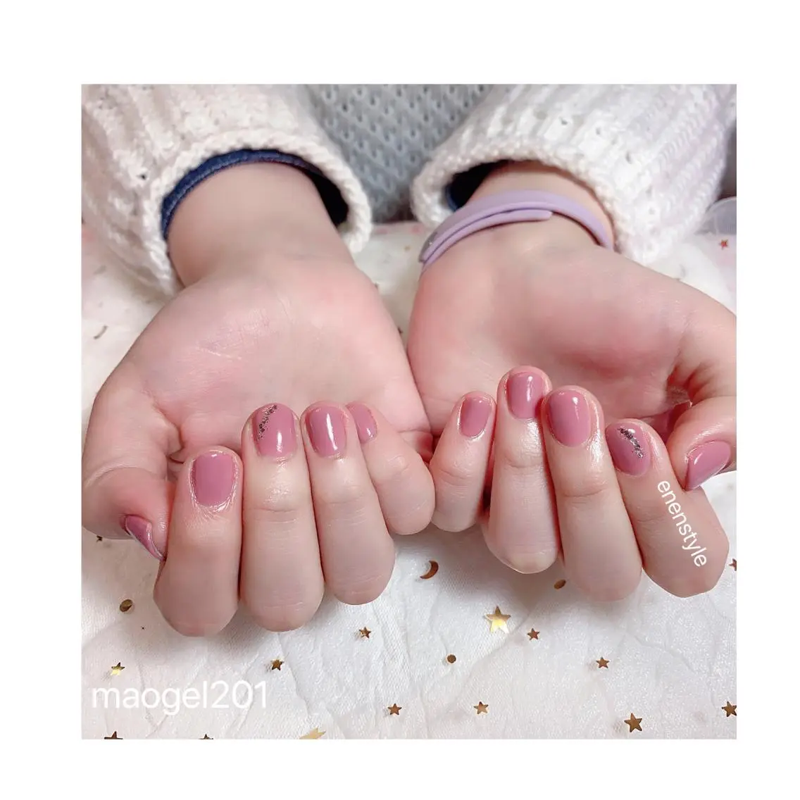 ショート ネイル ジェルネイル ニュアンスネイル オフィスネイル ワンカラーネイル パラジェル 🐾enen style 🐾のネイルデザイン