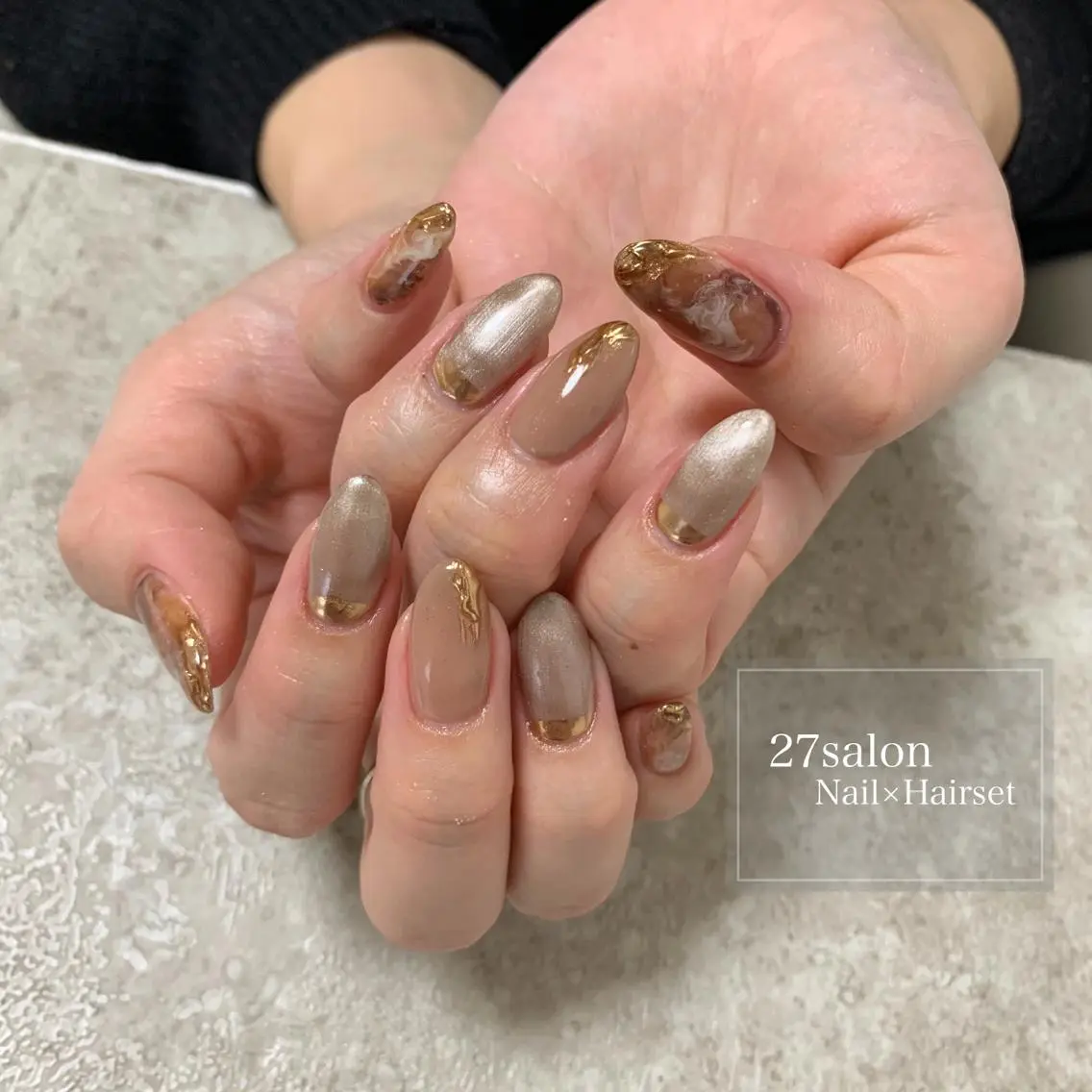 ネイル ニュアンスネイル 27salon yuinaのネイルデザイン