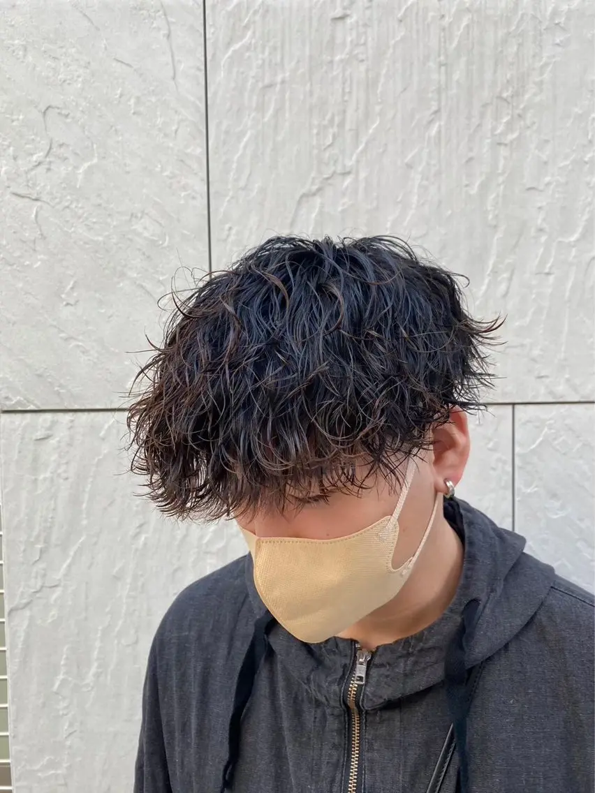 パーマ メンズ カット パーマ パーマ支持率No.1 ❤️🔥安成弾のヘアスタイル