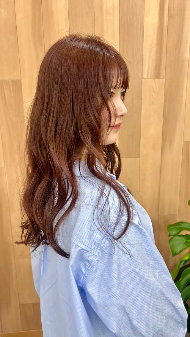 ロング カラー カット ヘアカラー トリートメント 田村 雪華のヘアスタイル