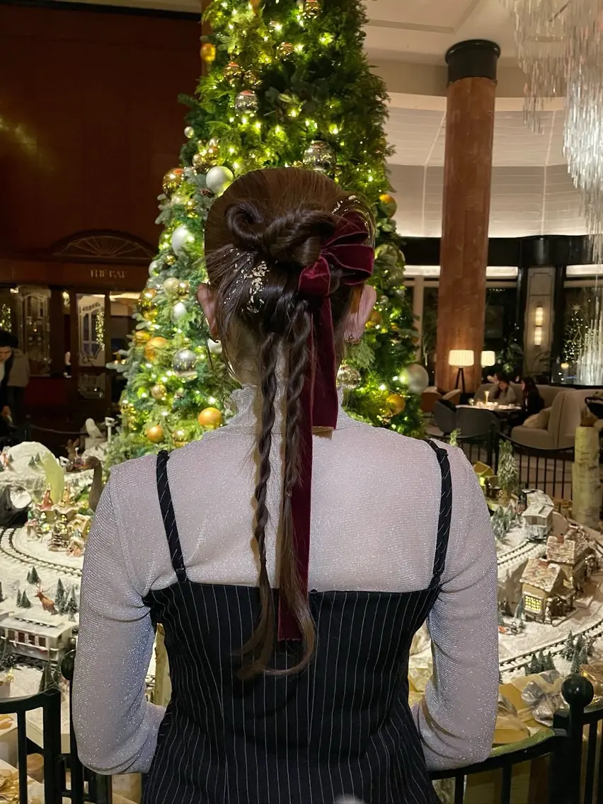 お呼ばれヘアセット🎀(カチモリももちろんOK)の写真