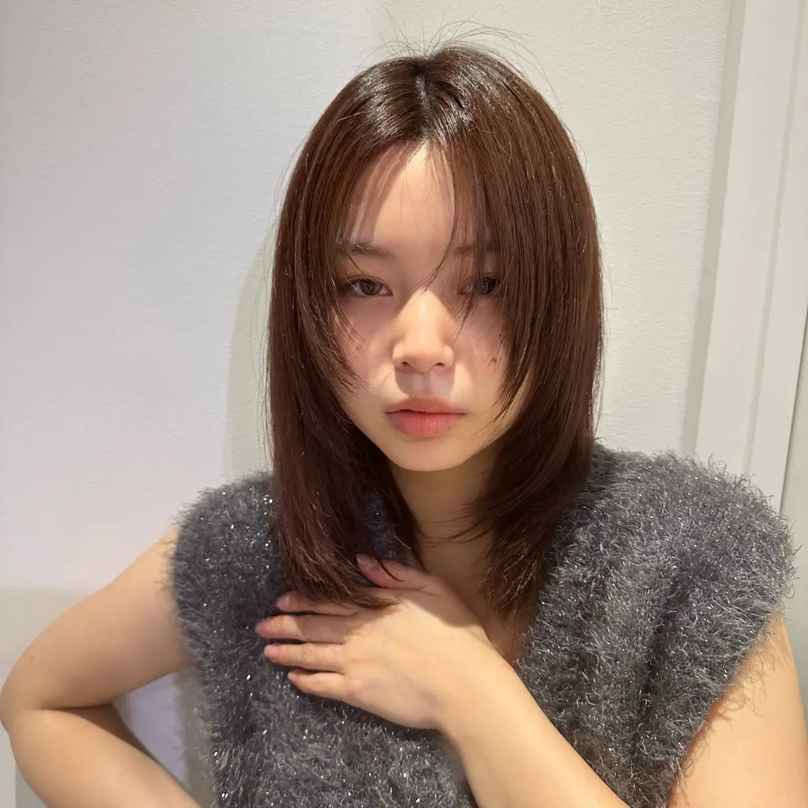 ミディアム K-two谷町❄️ hinaのヘアスタイル