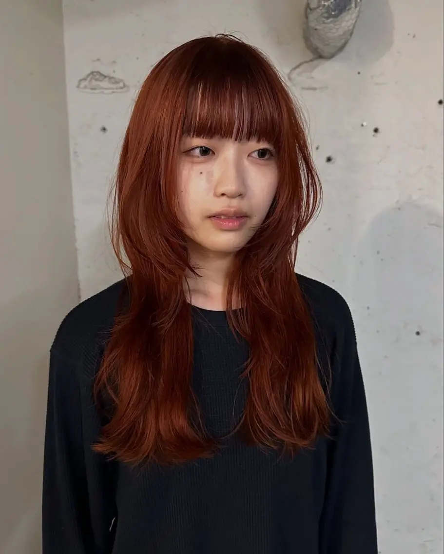 ロング カラー ベージュカラー ブリーチ 透明感カラー グレージュ ハイトーンカラー ヘアカラー 佐々木 蓮のヘアスタイル