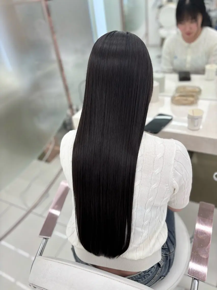 ロング トリートメント 酸熱トリートメント COA銀座｜はるひ 🌸カラーモデル募集のヘアスタイル