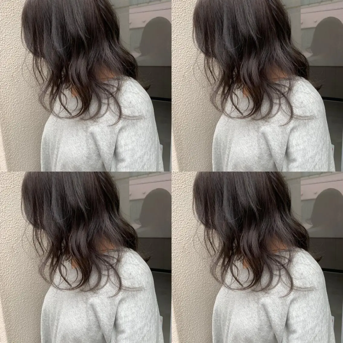 セミロング カラー パーマ 艶髪・酸性ストレート フリツのヘアスタイル