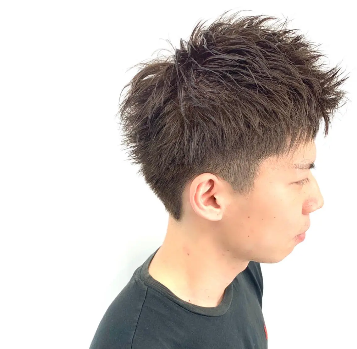 ショート カラー パーマ カット パーマ 柏メンズカットパーマ NO.1タイチのヘアスタイル