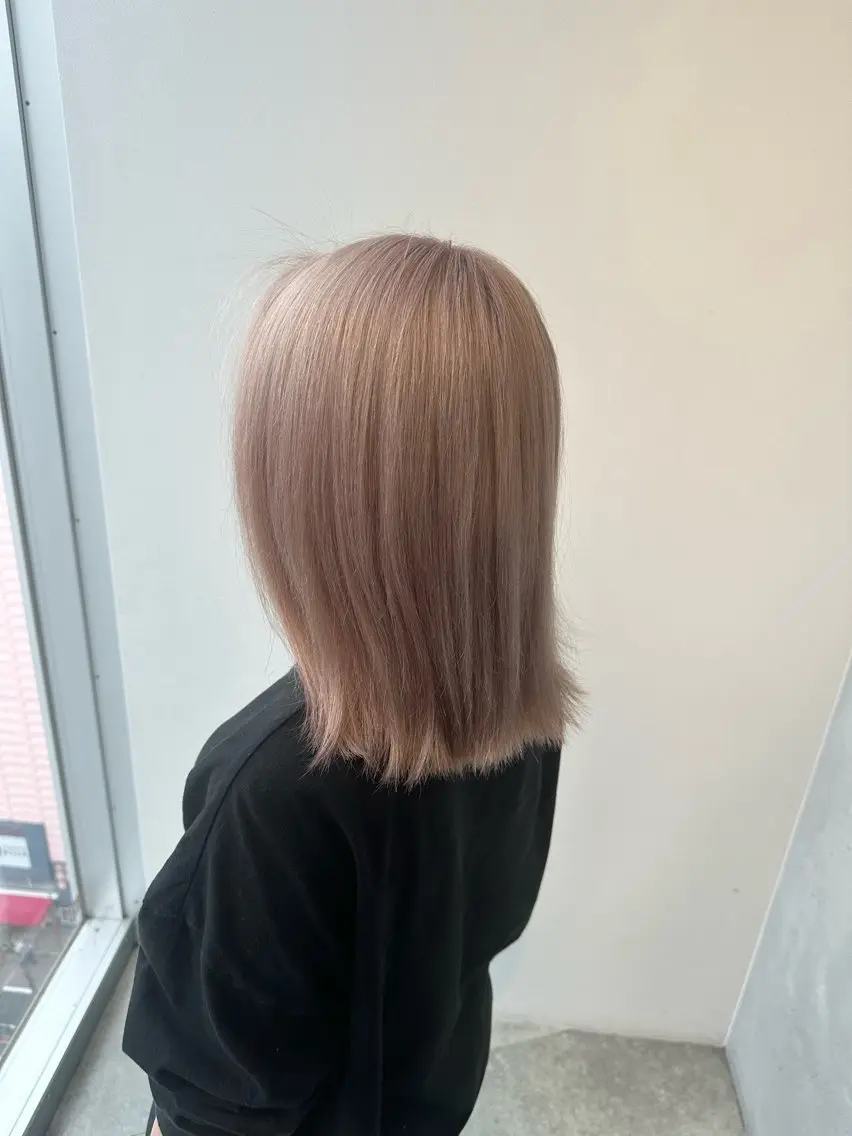 ショート カラー ヘアアレンジ ヘアカラー トリートメント ヘアセット ダブルカラー｜ なおき｜池袋美容師のヘアスタイル