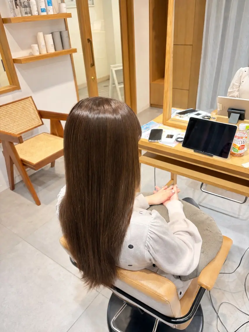 ロング カラー ブラウンカラー 上大岡/ nanoka‪ (:のヘアスタイル