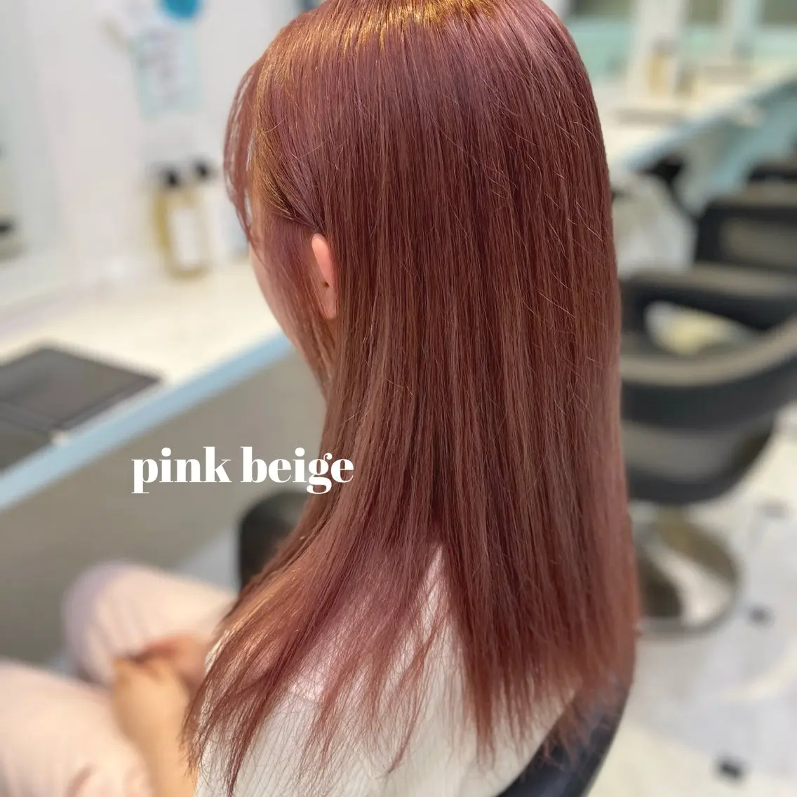 セミロング カラー ヘアアレンジ 愛されカラー🩷 はるなのヘアスタイル